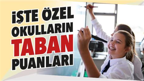 istanbul özel okullar lgs taban puanları